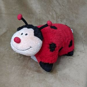 Pillow Pets Signature Ms. Ladybug Stuffed Animal Plush Toy 18" Red Black